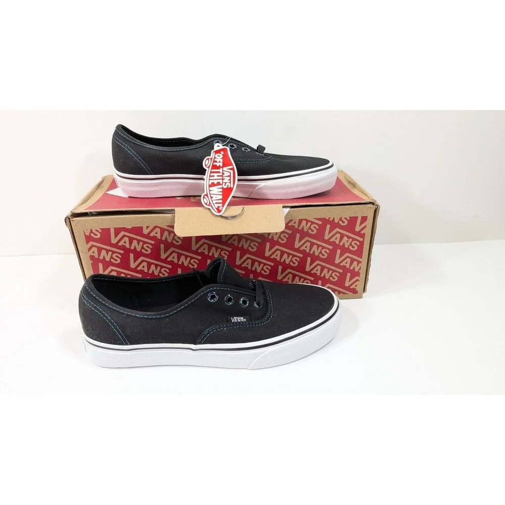 VANS‎ AUTHENTIC IRIDESCNT EYLTS BLACK MULT SHOES MENS/boys 6 WOMENS 7.5